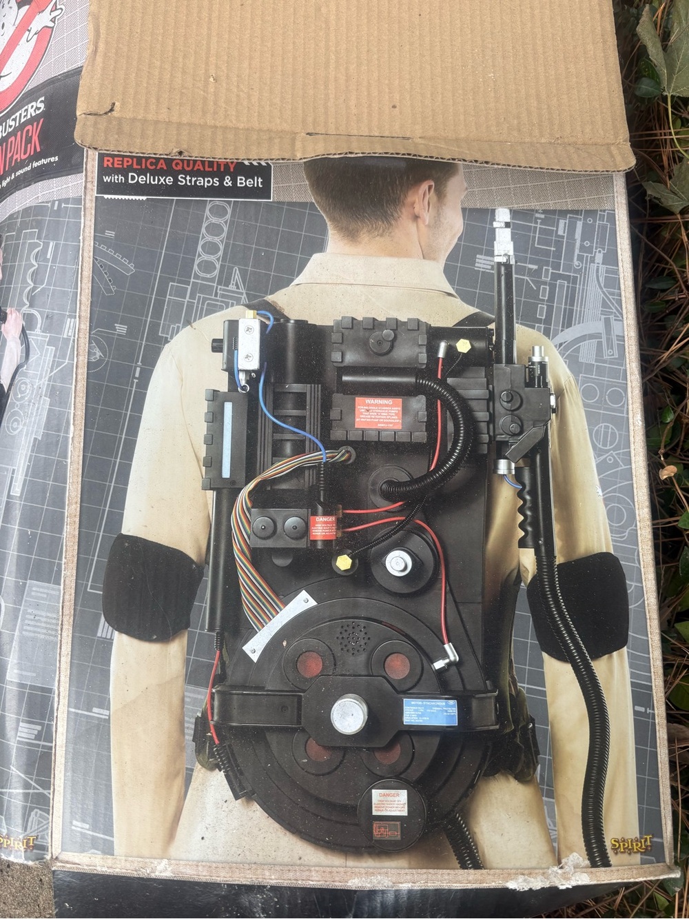 Ghostbusters Replica Proton Pack - Black with Red Accents